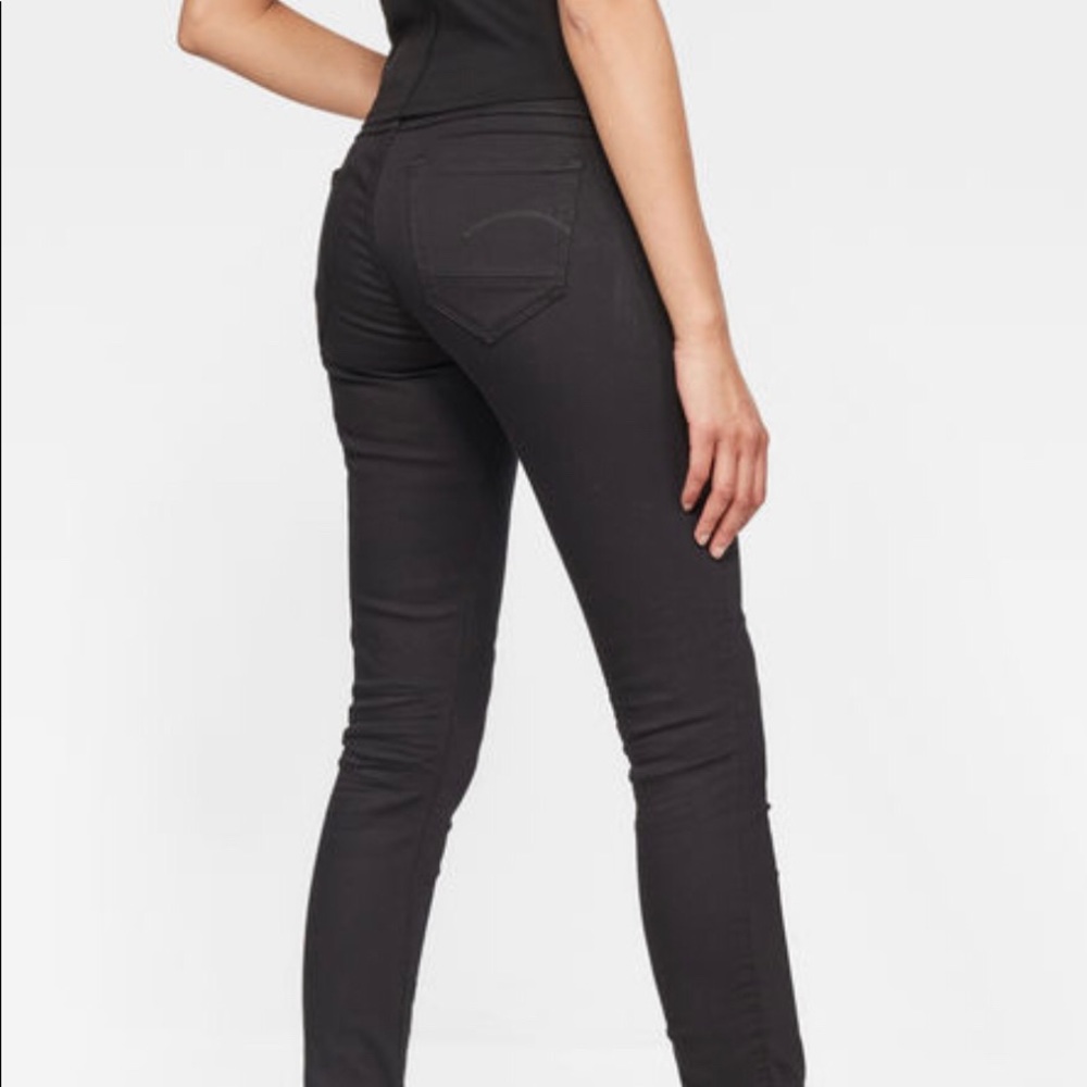 G-star D-STAQ 5-pocket skinny, ita black, 25 - Picture 5 of 8